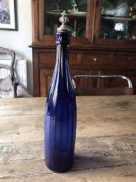Antique Victorian Bristol Blue Glass