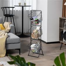 Costway 3 Tier Wire Fruit Basket Stand