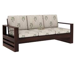Buy Winster 3 Seater Wooden Sofa