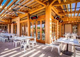 Business Outside With Patio Heaters