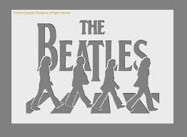 Pop Icon Logo Mylar Stencil Abbey Road