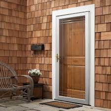 Aluminum Storm Door With Brass Hardware