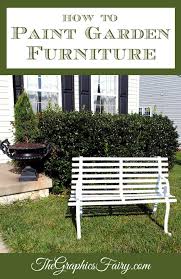 Paint Rusty Iron Garden Furniture