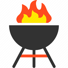 Bbq Fire Grill Party Icon