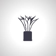 Premium Vector Indoor Plant In A Pot Icon