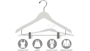 Clothes Hanger With Chrome Hook