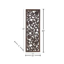 Carved Acanthus Fl Wall Decor 96077