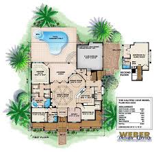 Florida Style House Plan 4 Bedrms 3