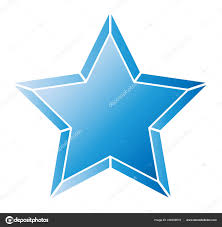 Metal Star Icon Classic Sign Flat Style