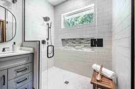 A Shower Tub Combo With A Shower