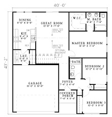 House Plan 61207 Traditional Style