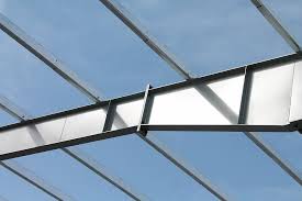 gray steel frame construction beam