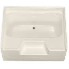 54 X 42 Bone Garden Tub Fiberglass