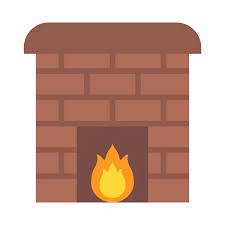 Fire Place Chimney Vector Images