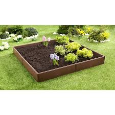 Brown Resin Raised Garden Bed