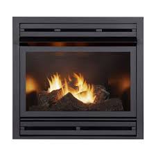 Pleasant Hearth 32 In Zero Clearance Firebox With Ng Gas Log Insert