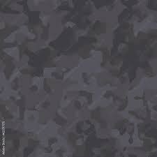 Black Camouflage Pattern Monochrome