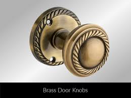 Interior And Exterior Types Of Door Knobs