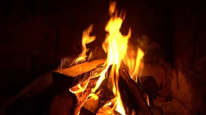 Fireplace Background Stock Footage