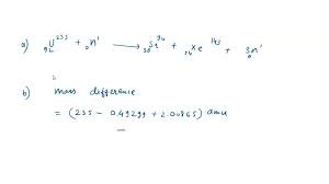 Solved The Nuclear Fission Of U 235