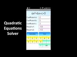 Quadratic Equation Solver Apps On
