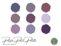 Purples Benjamin Moore Paint Palette