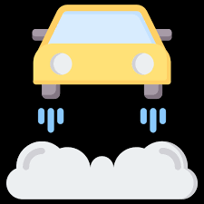 Flying Car Free Technology Icons