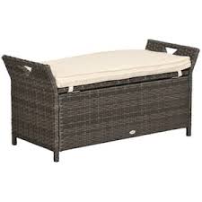 Resin Patio Storage Bench Fg376401olvss