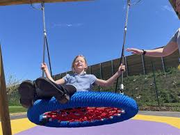 Wooden Swings With Group Seat