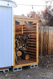Diy Firewood Rack With Roof Free