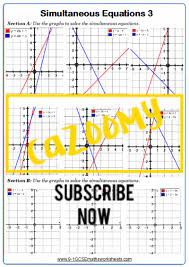 Straight Line Graphs Worksheets