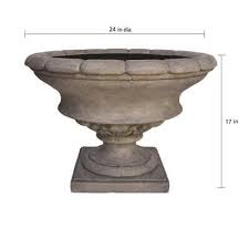 Urn Planter Granite Cast Stone