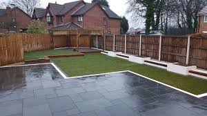 Black Limestone Paving Sawn Edge