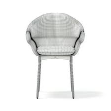 Grey Fabric Chair 3d Model 3d Model