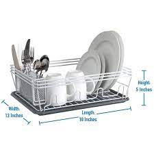 Laura Ashley Speckled Dish Rack Set In