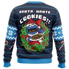 Cookie Monster Ugly Sweater
