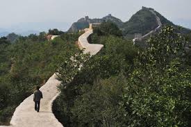 Repair Job On The Great Wall Of China