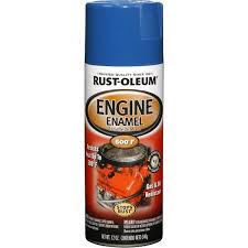 6 Pack Of 12 Oz Rust Oleum Brands 248945 Ford Blue Automotive Engine Enamel Spray Paint