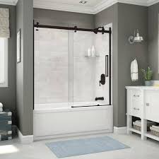 Shower Combo In Marble Carrara