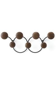 Buy Umbra Dark Brown Dotsy 7 Hook Wall