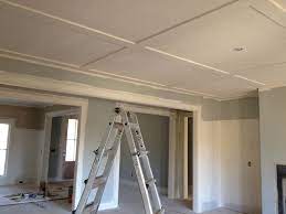 Flat Coffered Ceiling In Great Room