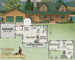 Golden Eagle Log Homes Floor Plan