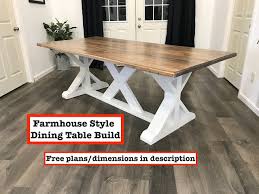 Farmhouse Kitchen Table Build Free