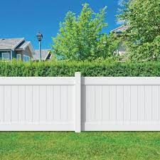 8 Ft W White Vinyl Privacy Fence Panel