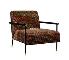 Buy Valentina Metal Lounge Chair Berry