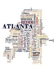 Atlanta Map Art Atlanta Art Print