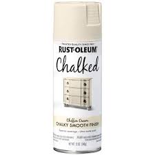 Rust Oleum 12 Oz Chalked Chiffon Cream