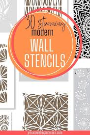 25 Stunning Modern Wall Stencils 2024