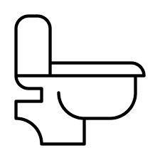 Bathroom Bowl Restroom Icon Outline