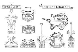 Garden Farm Icon And Logo Set By Uniyok